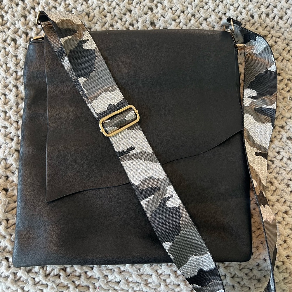 Cross body bag with long comfortable strap